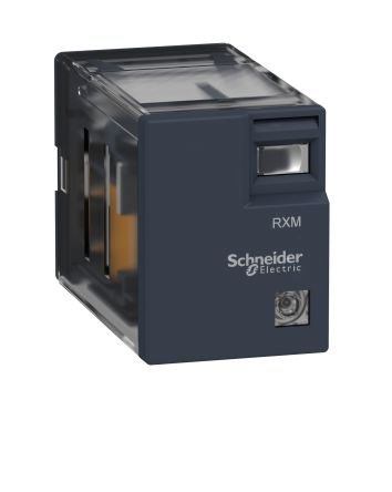 Schneider Electric RXM Elektromechanisches Interfacerelais / 24V Dc, 2-poliger Wechsler Steckanschluss 250V Ac