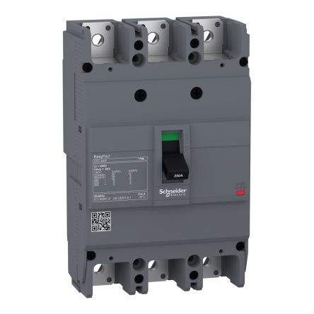 Schneider Electric EasyPact EZC630H, Leistungsschalter MCCB 3P-polig, 160A / Abschaltvermögen 5 KA 550V 250V, Fest, L.