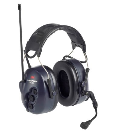 3M PELTOR LiteCom Schwarz/Marineblau Kopfbügel Gehörschutz, 32dB,, CE, EN 352-1