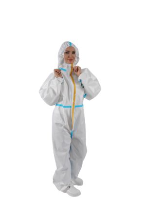 MED TRADE SRL Tute Monouso, L Unisex, Col. Colore Bianco