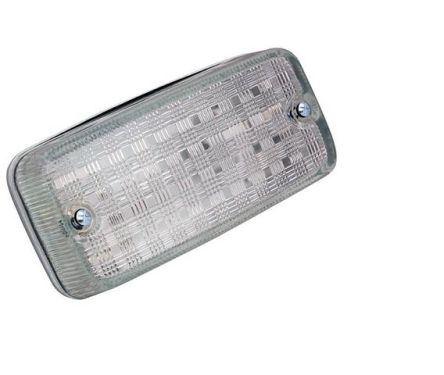 Ansell Lighting Plafón Rectangular, Con E27, 240 V, 100 W, IP65