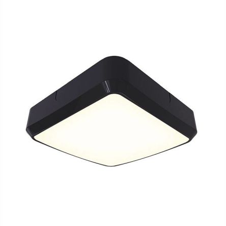 4lite UK Square LED Lighting Bulkhead, 14 W, 240 V,, Lamp Supplied, IP65, AALED