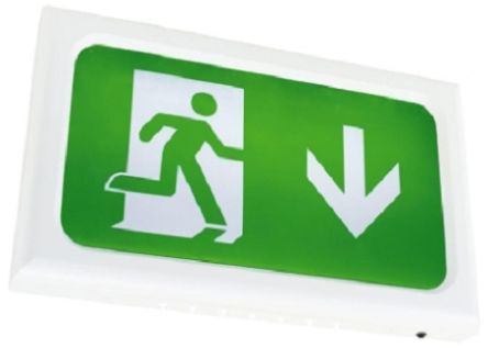 4lite UK LED Emergency Lighting, Surface Mount, 3 W, Maintained, Non Maintained