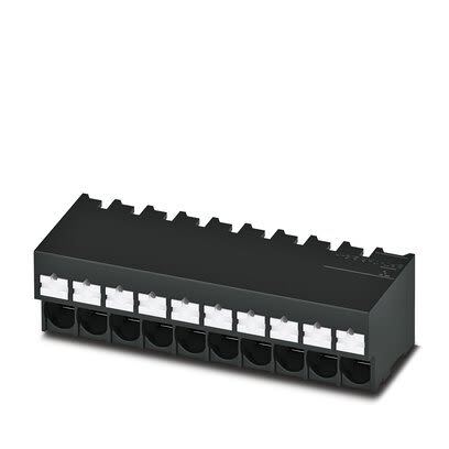 Phoenix Contact 0 P20 R72, 5/ 8-H-5, SPT-THR 2 Series PCB Terminal Block, 8-Contact, 5mm Pitch, Through Hole Mount,