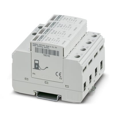 Phoenix Contact 3 Phase Surge Arrester, DIN Rail Mount