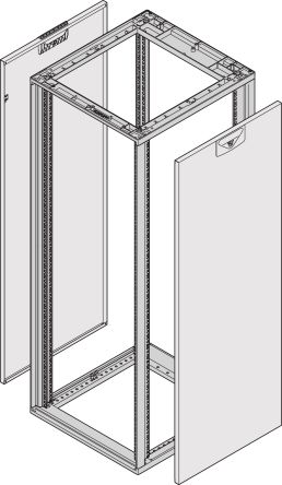 NVent SCHROFF Grundplatte Für Schränke, 12U, 589 X 800mm