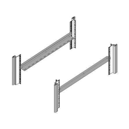 NVent SCHROFF Gleitschiene Für Novastar, 20U, 889mm