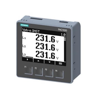 Siemens Medidor De Energía, Display Display Gráfico, Con 4 Dígitos, Dim. 96mm X 96mm