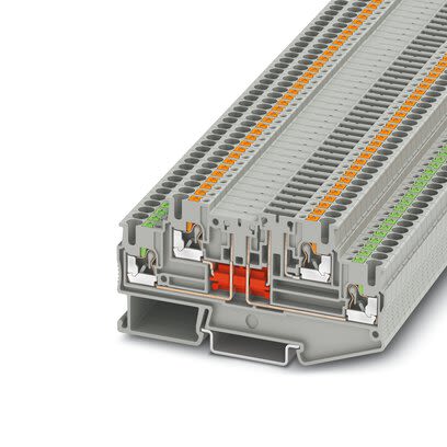 Phoenix Contact PTT 2.5-L/TG Reihenklemme Grau, 2.5mm², 400 V, Einstecken