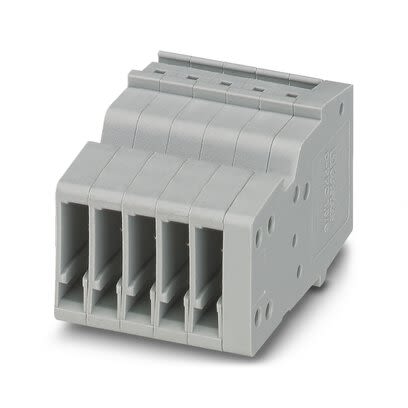 Phoenix Contact PPC 1.5/S/ 5 Series Combi Receptacle For Use With DIN Rail Terminal Blocks, 17.5A