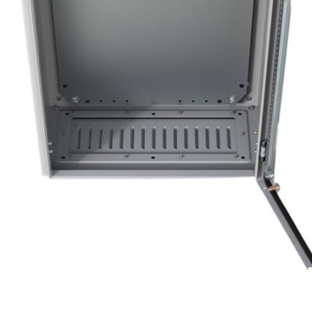 NVent HOFFMAN Placa De Casquillo Serie AFR De Acero Templado, 128 X 442 X 8mm, Para Usar Con Carcasas