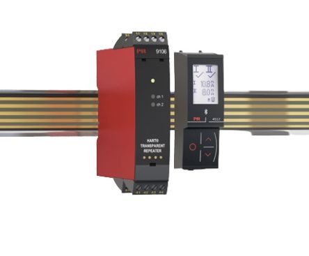PR Electronics 9100 Signalwandler, Transparenter HART-Repeater 19.2 → 31.2V Dc, Strom, Spannung 3.5 →