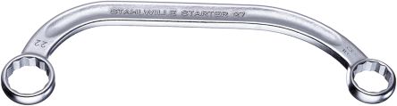 STAHLWILLE 4109, SW 1-1/8Zoll Doppelgabelschlüssel, Länge 200 Mm