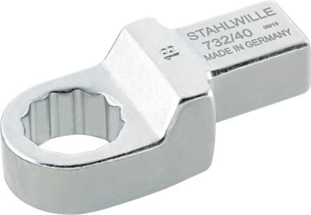 STAHLWILLE Chiave Ad Anello Di Inserimento Rotonda 732/40, 19 Mm, Cromato