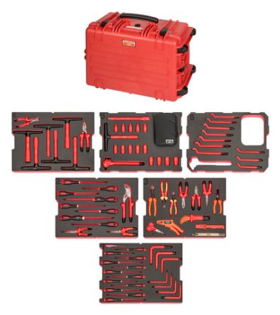 Bahco VDE Werkzeugsatz Werkzeugsatz, Koffer 79-teilig