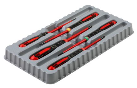 Bahco Isolierter Schraubendrehersatz, 5-teilig Schlitz, PHILLIPS®, TORX®