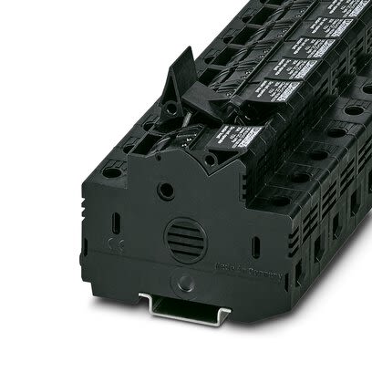 Phoenix Contact UK 10.3-CC HESILED N72 Anschlussklemmenblock Schwarz, 25mm², 72 V, Schraubanschluss