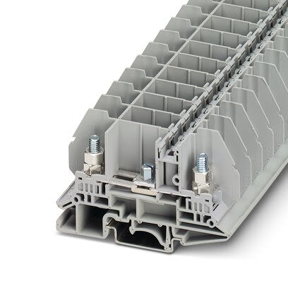 Phoenix Contact RBO 5-T-B-HEX Prüftrennklemmenblock Grau, 10mm², 800 V, Schraubanschluss