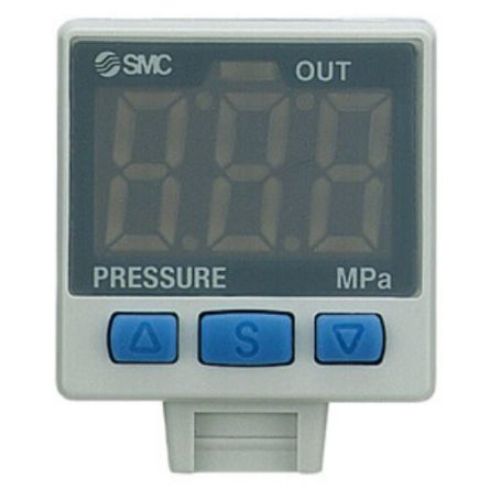 SMC Pressostato ISE35-N-65-MLA, Pressione Di Prova 1.5MPa, Pressione Massima 10 Bar, IP40 R 1/8
