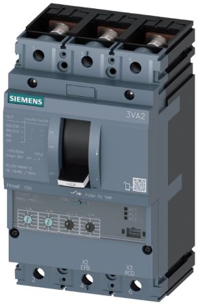 Siemens, SENTRON MCCB 3P 40A, Breaking Capacity 150 KA, Fixed Mount