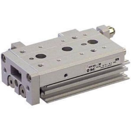 SMC Pneumatic Guided Cylinder - Series MXS, 12mm Bore, 75mm Stroke, MXS Series, Double Acting