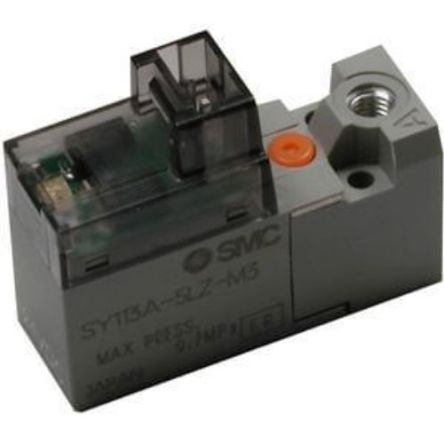 SMC Elettrovalvole Per Pneumatica, Metrico M3, Funzione 3 Port Solenoid Valve, Azionamento Solenoide