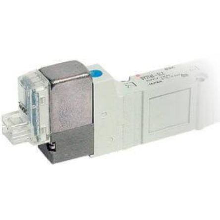 SMC Electroválvula Neumática, Serie SY3000, Función 2 Position Single Valve, Solenoide