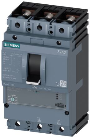 Siemens SENTRON 3VA2, Leistungsschalter MCCB 3-polig, 40A / Abschaltvermögen 110 KA, Fest