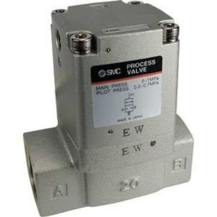 SMC Pneumatik-Schrägsitzventil Zylinder, Öffner Feder 1/4Zoll Bis 1 MPa Rc