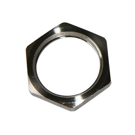 SIB 316 Stainless Steel Cable Gland Locknut, M16 Thread