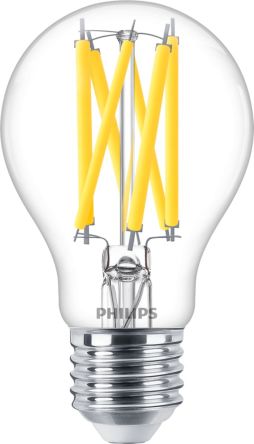 Philips Lighting Philips MASTER, LED-Birne, Glaskolben Dimmbar, 10,5 W, E27 Sockel, 2200/2700K Warmweiß