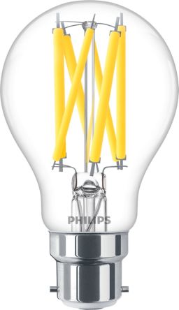Philips Lighting Philips MASTER, LED-Birne, Glaskolben Dimmbar, 10,5 W, B22 Sockel, 2200/2700K Warmweiß