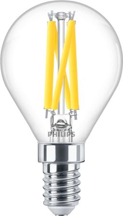 Philips Lighting Philips MASTER E14 LED Bulbs 3.4 W(40W), 2200/2700K, Warm Glow, Candle Shape