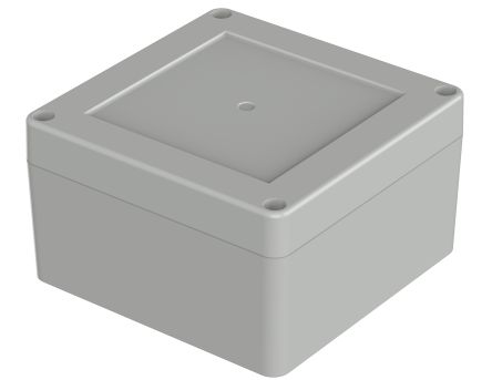 Bopla Caja De Policarbonato Gris Claro, 105 X 105 X 60.1mm, IP66, IP68