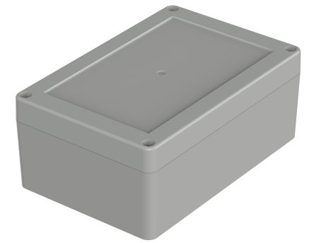 Bopla Euromas X Series Light Grey ABS Enclosure, IP66, IP68, IK07, Light Grey Lid, 150 X 100 X 60mm