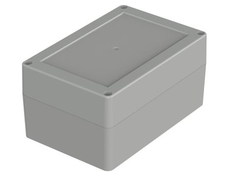 Bopla Euromas X Series Light Grey ABS Enclosure, IP66, IP68, IK07, Light Grey Lid, 150 X 100 X 75mm