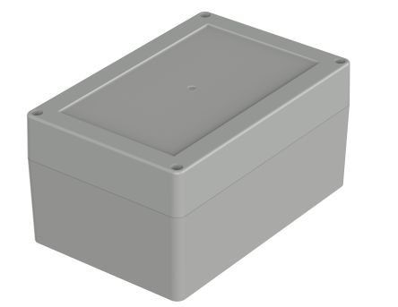 Bopla Euromas X Series Light Grey ABS Enclosure, IP66, IP68, IK07, Light Grey Lid, 180 X 120 X 90.3mm
