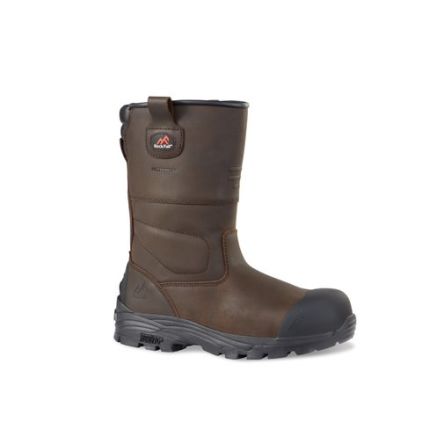 Rockfall Texas - RF70 Unisex Sicherheitsstiefel Braun, Mit Glasfaser-Schutzkappe, Größe 36 / UK 3