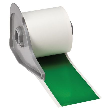 Brady B-595 Black On Green/Transparent Cable Labels, 15.24 M Length, 50.8 Mm Width, 50.8mm Label Width