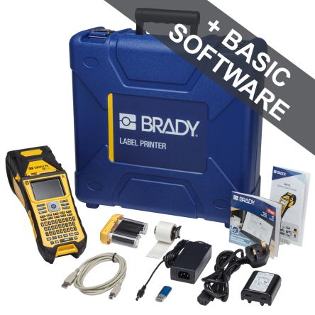 Brady M610 Etikettendrucker Bis 50.8mm Etiketten Tragbar, UK-Netzstecker