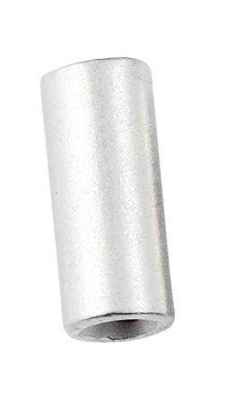 RS PRO Kabelspleißverbinder, Metall, 16 → 22 AWG, Ø 3.3mm, Ges.L 8mm, 2 Auslässe, 0.5mm² - 1.5mm², 16AWG Max.