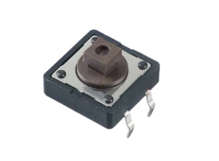 APEM Brown Tact Switch, SPST 50mA 8.5mm Through Hole
