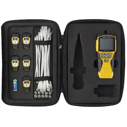 Klein Tools VDV501-853 Netzwerktester, Kabelfinder, Cat3, Cat5e, Cat6, Cat6a, Cat7, RJ11, RJ12, RJ45