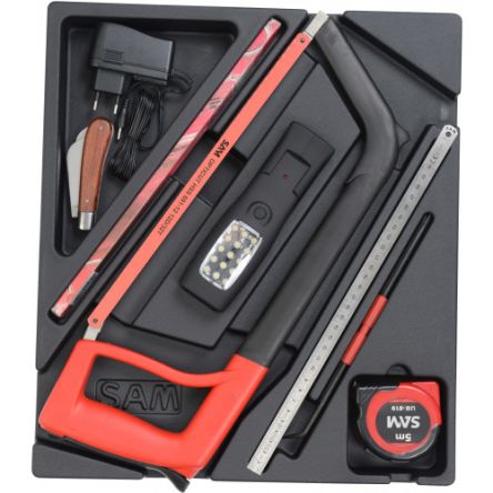 SAM Elektriker-Werkzeugsatz Werkzeugsatz, Koffer 5-teilig