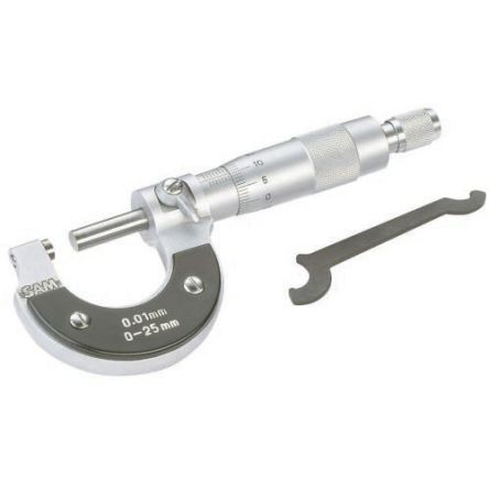 SAM Mikrometer Basis Zöllig, Metrisch / 0,01 Mm