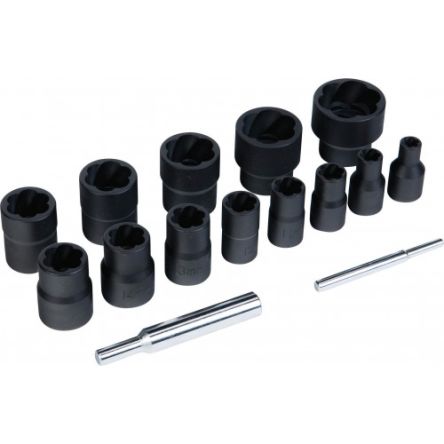 SAM 13-Piece Metric 6 → 27 Mm Rounded Nut Socket Set, 6 Point
