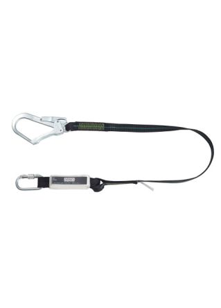 MSA Safety Nicht Verstellbar Karabiner Schraubtor Fallschutz Trageschlaufe, 1.5m