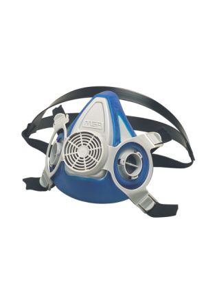 MSA Safety Advantage Atemschutzmaske L, Halbmaske, Grau/Blau, Hypoallergen