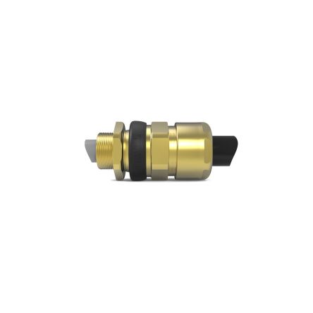 Hawke 501/453/UNIV Series Brass Brass Cable Gland, M32 Thread, 17.6mm Min, 26.5mm Max, IP66, IP67, IP68