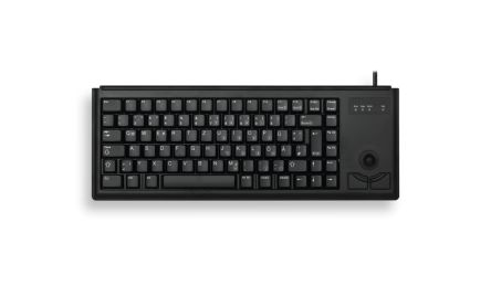 CHERRY G84 Trackball-Tastatur QWERTY (Italien) Kabelgebunden Schwarz USB Kompakt